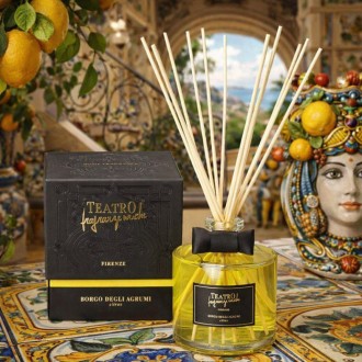 Teatro Fragranze Диффузор с палочками Borgo Degli Agrumi, 200 мл Teatro Fragranze Диффузор с палочками Borgo Degli Agrumi, 200 мл